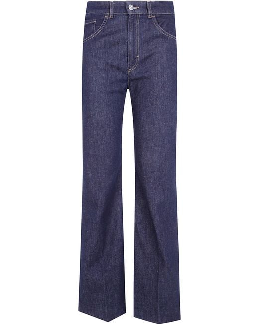 Seventy Blue Jeans Wide Leg "Cashmere Blend Wide Leg Denim"