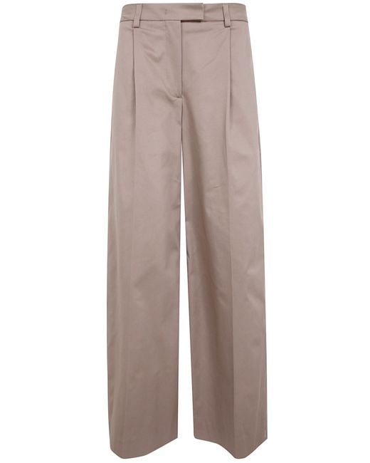 Thelatest Natural "Deva" Gabardine Trousers