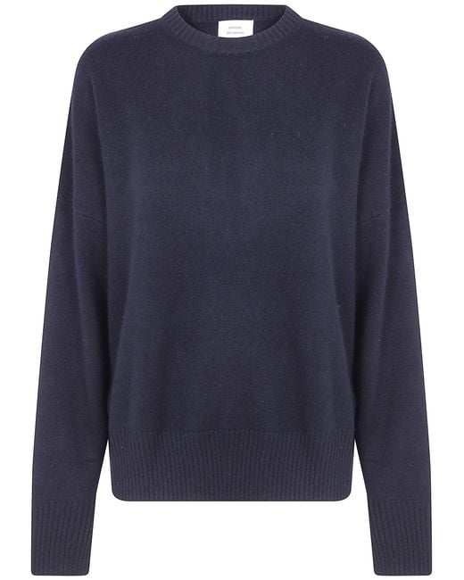 Loulou de Saison Blue Sweater 100% Cashmere "Anton Lds"