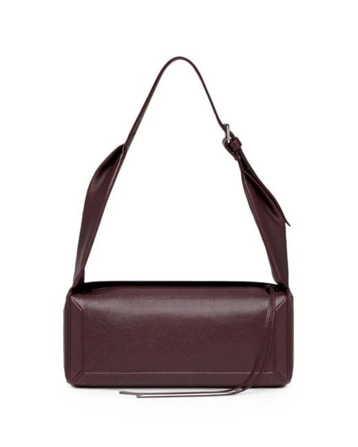 Maison Margiela Purple Medium Box Bag East West Shoulder Bag