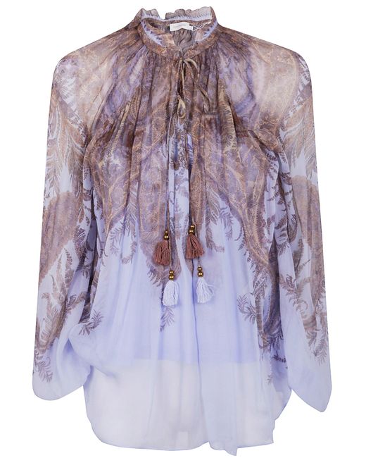 Zimmermann White 'Hypnotic Billow' Blouse