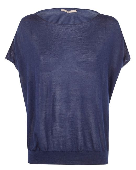 Nuur Blue Oversized Short Sleeves T-Shirt