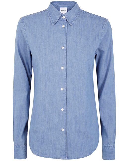 Aspesi Blue "Mod.5422" Denim Shirt