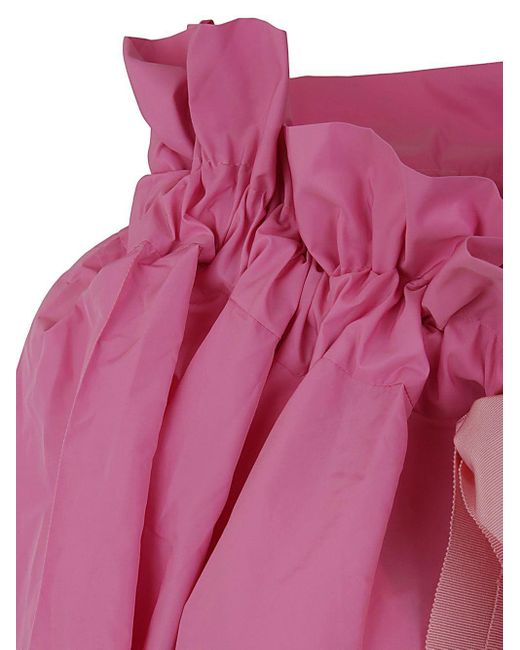 Patou Pink Oversize Faille Top