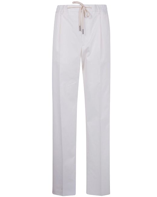 Tagliatore White Trousers for men