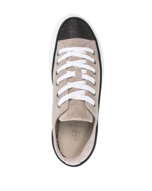 Brunello Cucinelli White Sneakers Shoes