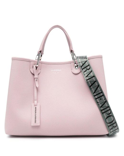 Emporio Armani Pink Medium Myea Tote Bag
