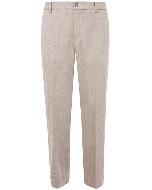 Golden Goose Deluxe Brand Natural Journey Relax Straight Pant Tailoring Chevronne for men