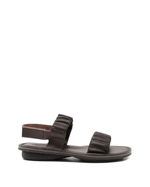 Trippen White "Pacific" Flat Sandals