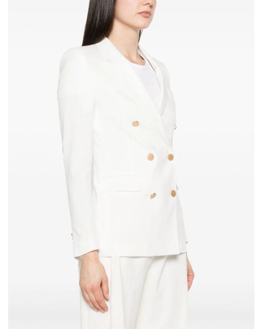 Tagliatore White Paris10 Double Breasted Jacket