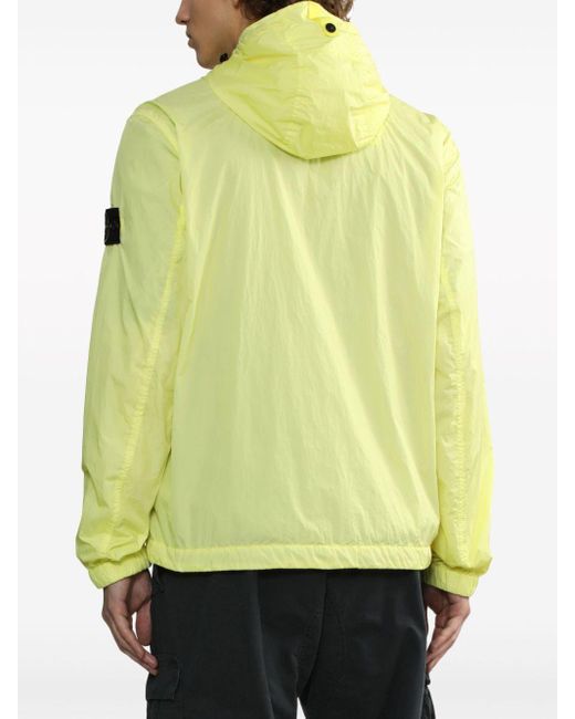 Stone Island Yellow Compass-badge Shell Jacket for men