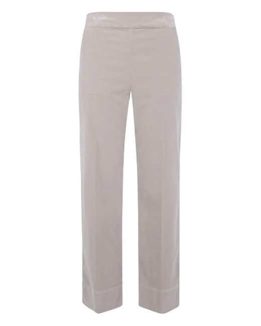 CIGALA'S Gray "Relaxed Wide Leg Dyed" Trousers