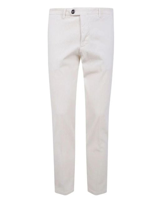 Michael Coal Gray "Capri American Pocket" Trousers for men