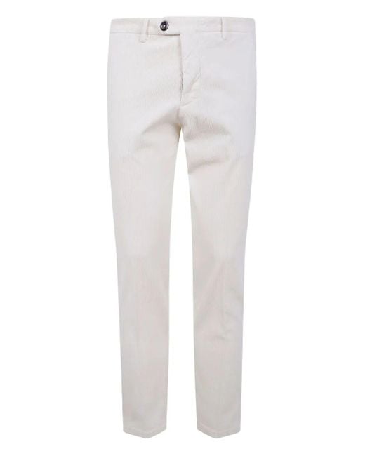 Michael Coal Gray "Capri American Pocket" Trousers for men