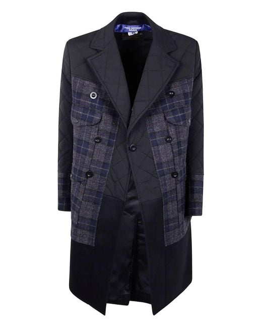 Junya Watanabe Blue Midi Coat for men