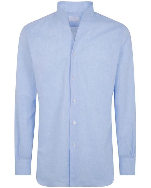 Mazzarelli Blue Shirt Lightweight for men