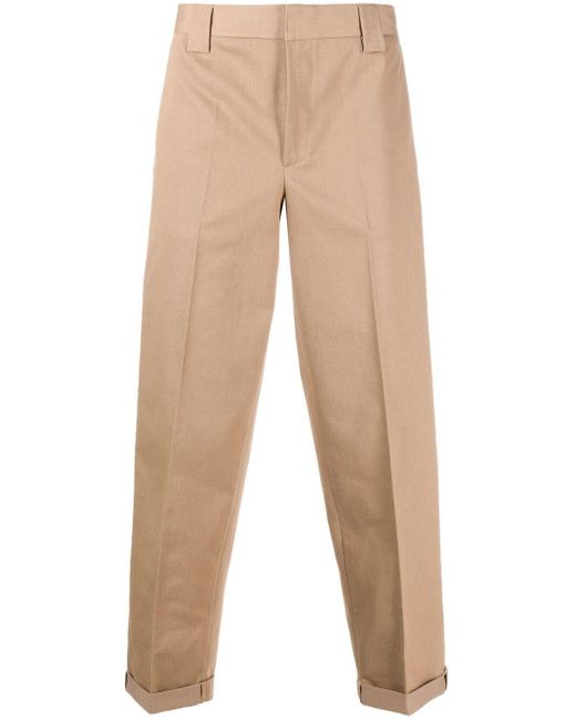 Golden Goose Deluxe Brand Natural Cropped Straight-leg Chinos for men