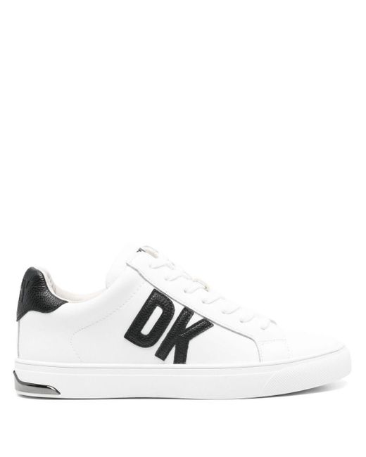 DKNY White Abeni Sneakers