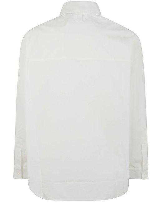 Jacquemus White Les Sculptures 'la Chemise Cuadro' Shirt for men