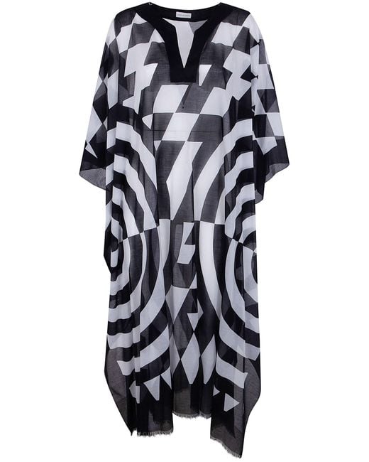 Dries Van Noten Black "Cartland" Long Kaftano Shirt
