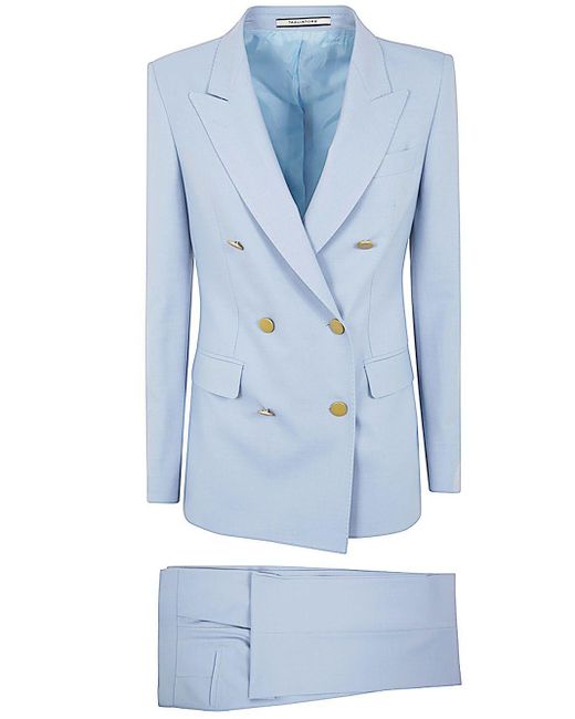 Tagliatore Blue Paris10 Double Breasted Suit