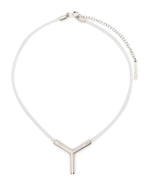 Y. Project White Y Transparent Necklace Accessories
