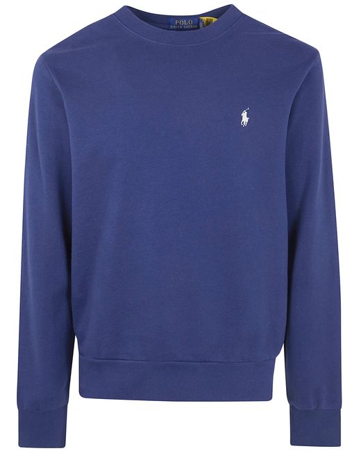 Polo Ralph Lauren Blue Round Neck Classic Sweatshirt for men