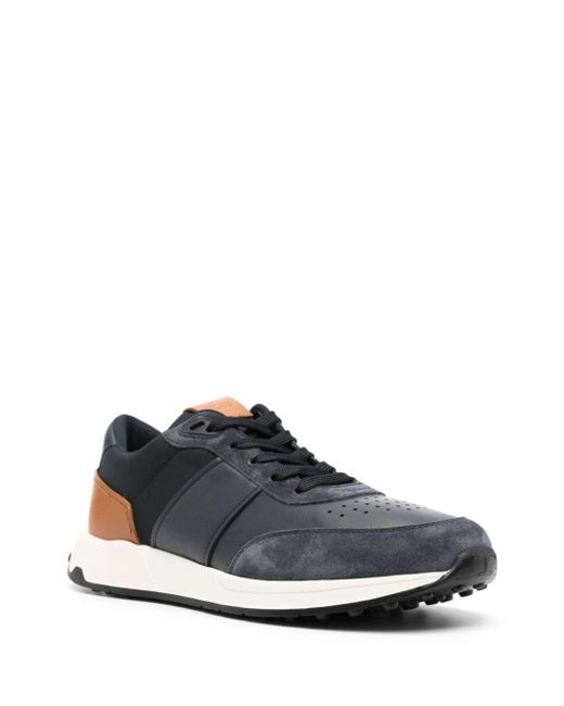 Tod's Blue Suede Sneakers for men