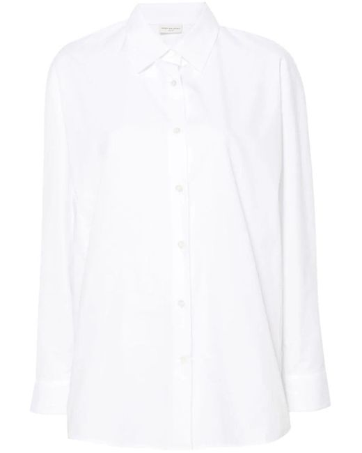Dries Van Noten White 00760 Casio 8328 Shirts