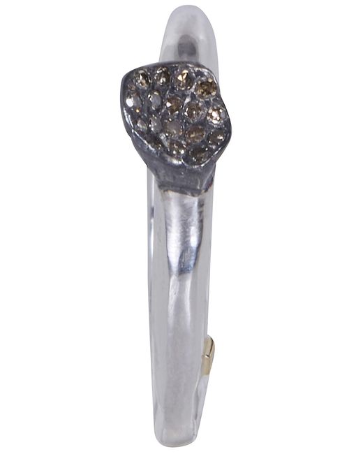Rosa Maria Gray "Woina S St Dix Co" Ring With Setting Sterling And C