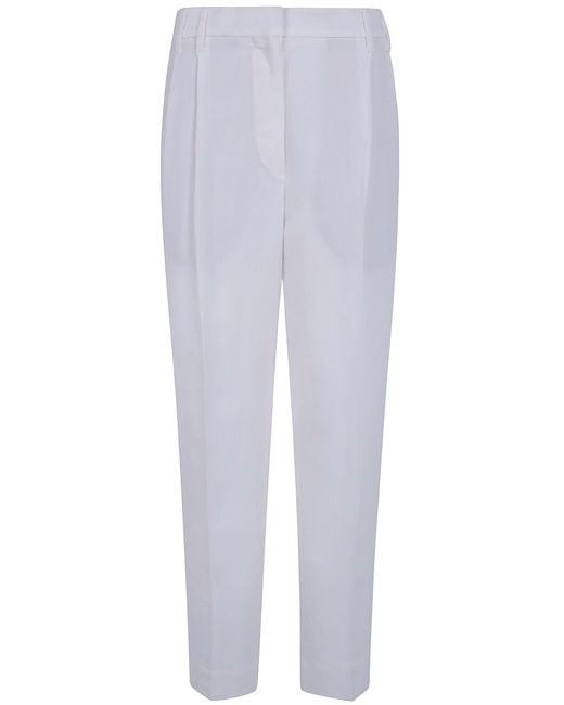 Brunello Cucinelli White Pants