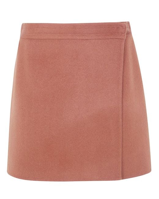 Semicouture Pink Skirt Double Layers "June"