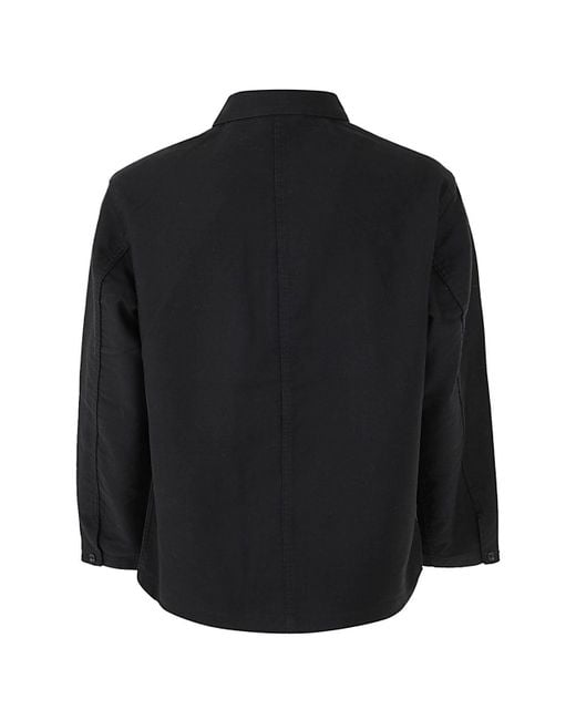 Nanamica Black Moleskin Dock Jacket for men