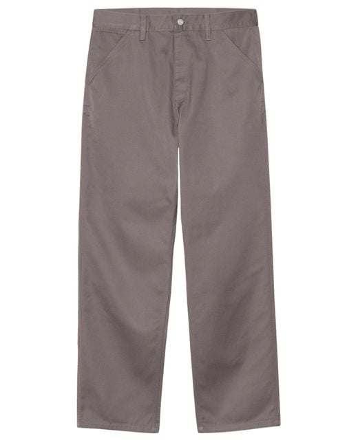 Carhartt Gray Simple Pant