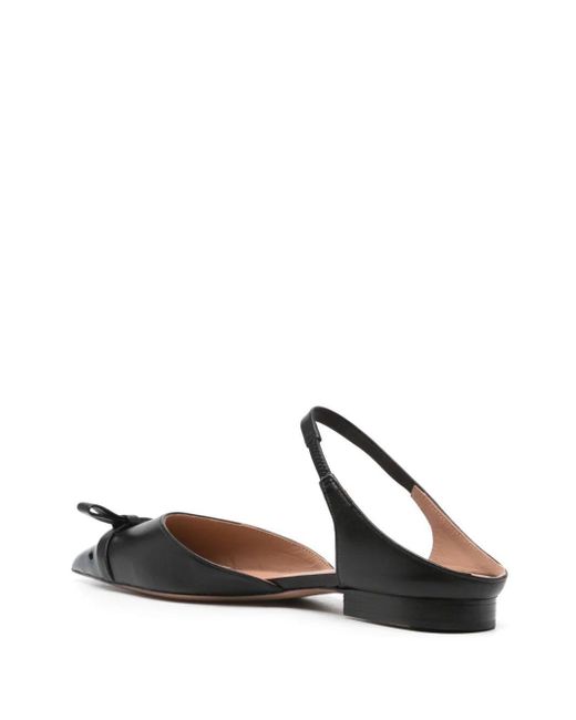 Malone Souliers Black Blythe 10 Flat Mules Shoes