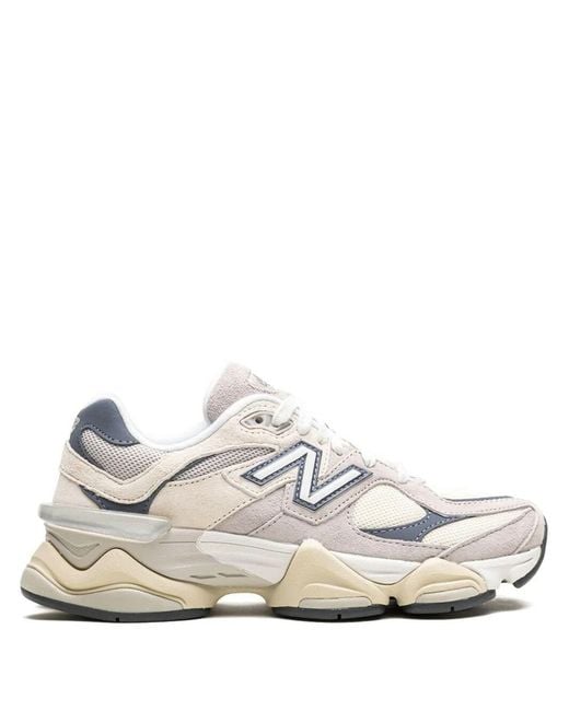 New Balance White Pigskin Nubuck Synthetic Mesh Lifestyle Sneakers