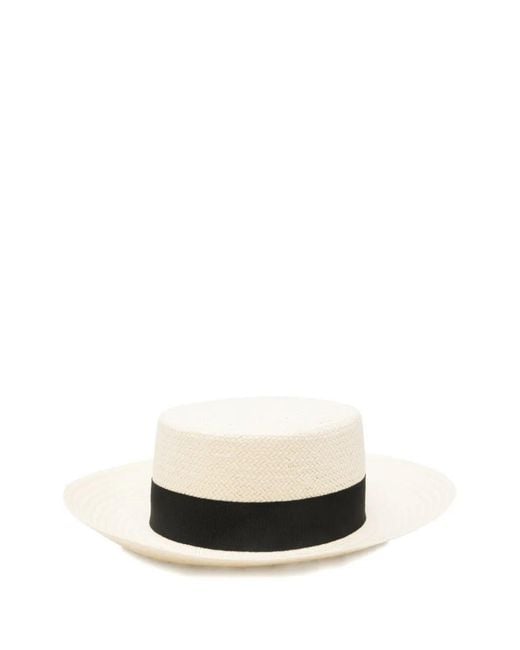 Seventy White Paper Canvas Panama Hat