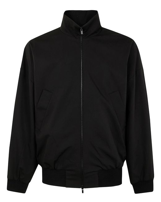 Fear of God Eternal Black High Neck Track Jacket for men