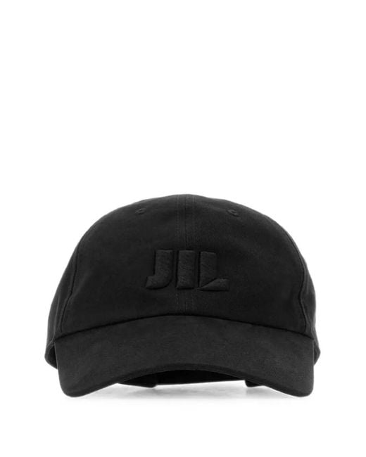 Jil Sander Black Cappello Logo for men