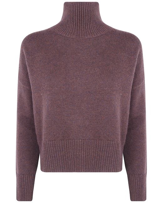 Kujten Natural Sweater Turtleneck "Ulla Crop"