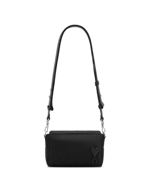 AMI White Handbag Lunch Box Bag "Marcel"