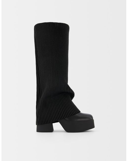 bershka high boots