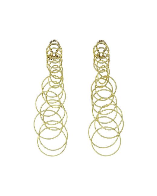 Women S 18k Yellow Gold Hawaii Waikiki Long Pendant Earrings Women S 18k Yellow Gold Hawaii Waikiki Long Pendant Earrings