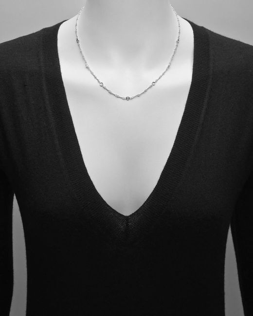 Roberto Coin 18k White Gold \u0026 Diamond 