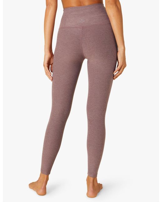 Beyond Yoga Women's Spacedye Caught in The Midi High Waisted Legging - Purple