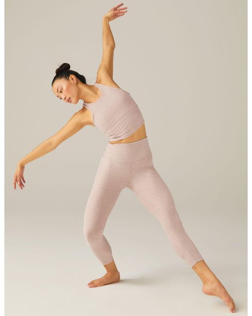 Beyond Yoga Spacedye Walk And Talk High Waisted Capri Legging in Natural |  Lyst