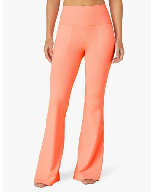 Beyond Yoga Heather Rib All Day Flare Pant Lyst