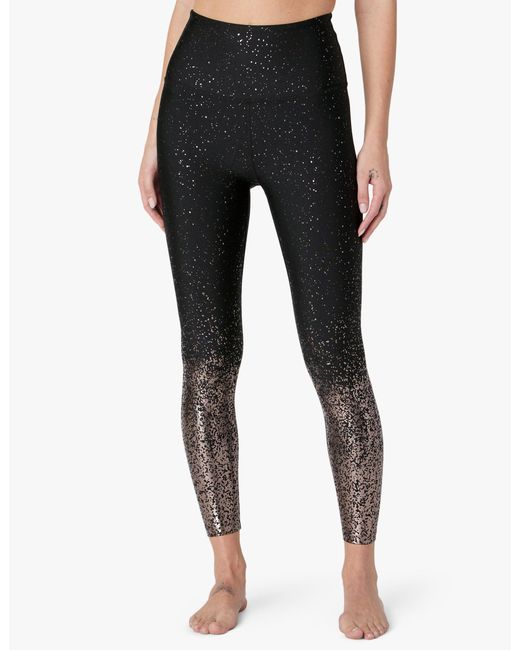 Beyond Yoga Alloy Ombre High Waisted Midi Legging in Black | Lyst