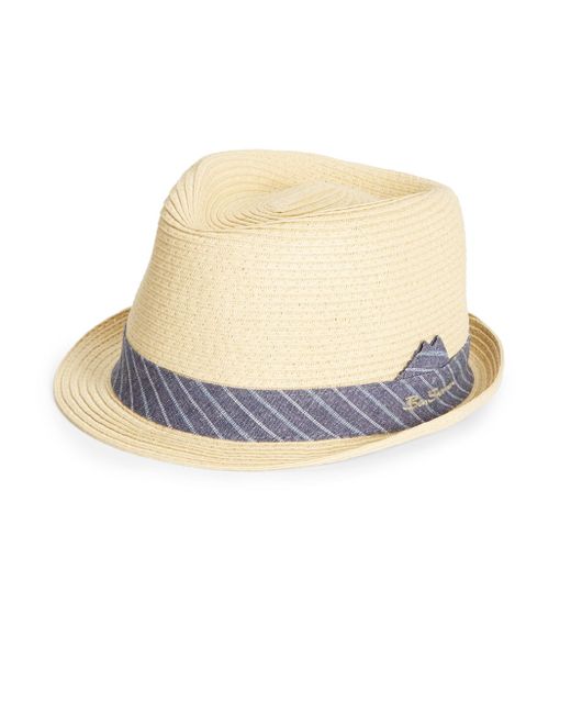 Ben Sherman Paper Straw Fedora in 
