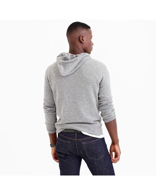 J crew clearance men's cashmere hoodie